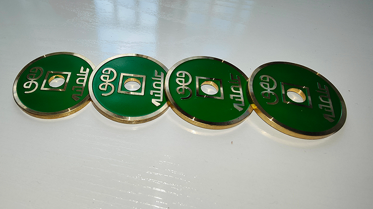 CHINESE COIN GREEN by N2G Trick