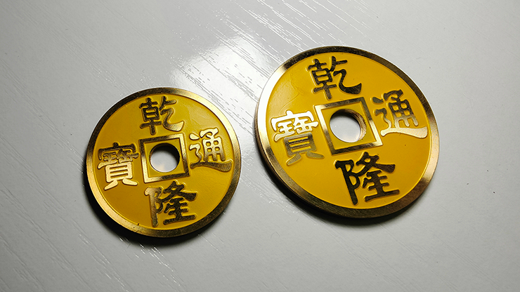 CHINESE COIN YELLOW LARGE by N2G Trick