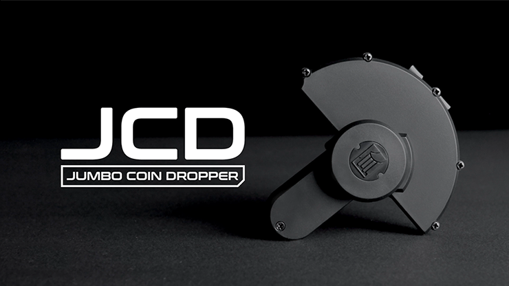 Hanson Chien Presents JCD (Jumbo Coin Dropper) by Ochiu Studio (Black Holder Series) Trick