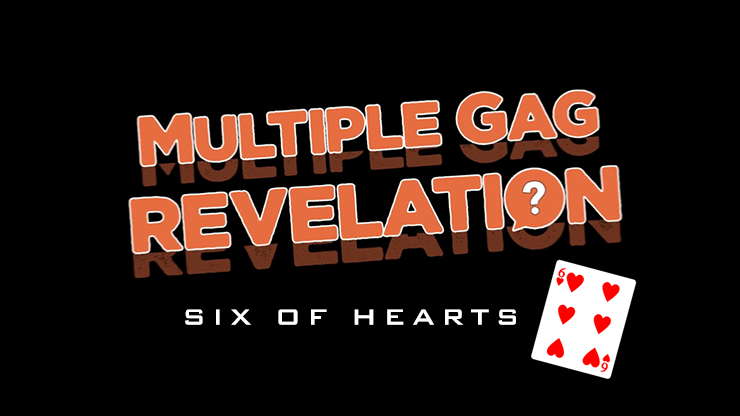 MULTIPLE GAG PREDICTION SIX OF HEARTS by PlayTime Magic DEFMA Trick