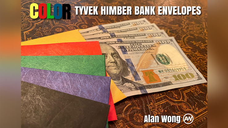 Tyvek Himber Bank Envelope COLOR SET by Alan Wong Trick
