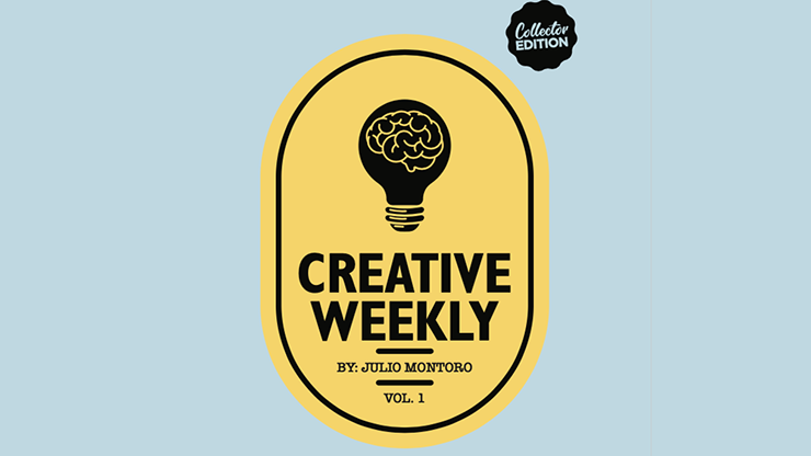 CREATIVE WEEKLY Vol. 1 LIMITED (Gimmicks and online Instructions) by Julio Montoro Trick