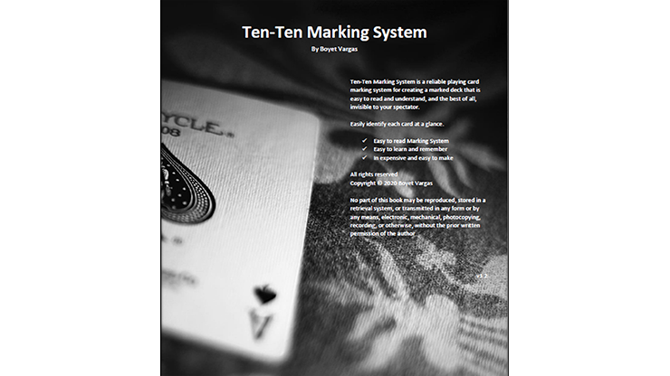 Ten ten Marking System by Boyet Vargas ebook DOWNLOAD