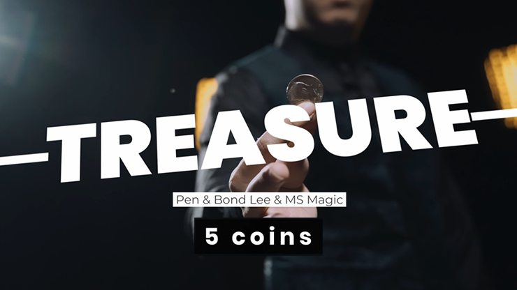 Treasure (5 coin holder) by Pen & MS Magic Trick