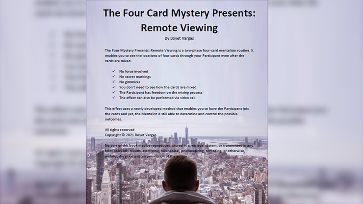 TFCM Presents Remote Viewing by Boyet Vargas eBook DOWNLOAD