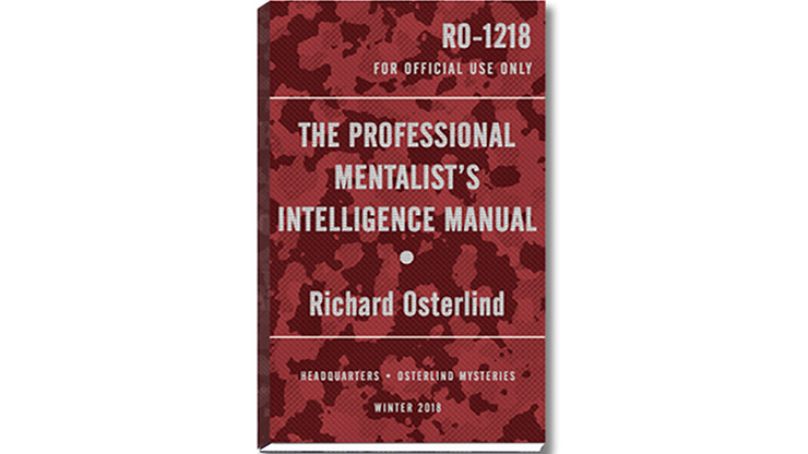 The Professional Mentalists Intelligence Manual by Richard Osterlind Book
