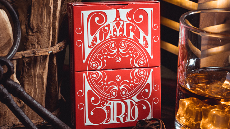 Smoke & Mirrors V8 Red (Deluxe) Edition Playing Cards by Dan & Dave