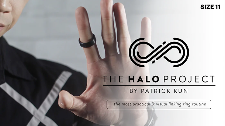 The Halo Project (Silver Edition) Size 11 (Gimmicks and Online Instructions) by Patrick Kun Trick