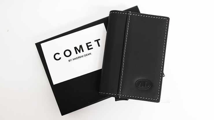 Comet Black Leather Red Shell (Gimmicks and Online Instruction) by Andrew Dean Trick