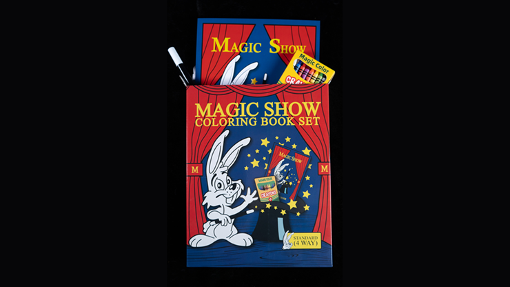 MAGIC SHOW Coloring Book DELUXE SET (4 way) by Murphys Magic