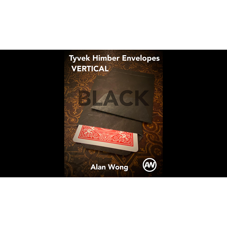 Tyvek VERTICAL Himber Envelopes BROWN (12 pk.) by Alan Wong - Trick