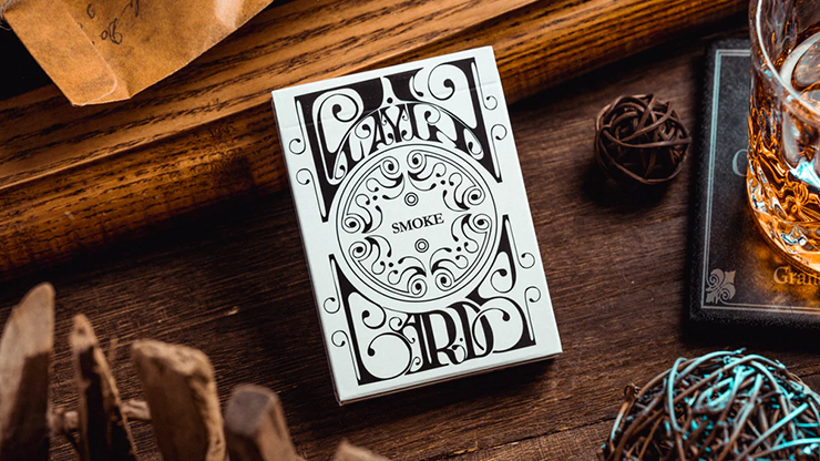 Smoke & Mirror (Smoke White) Standard Limited Edition Playing Cards by Dan & Dave