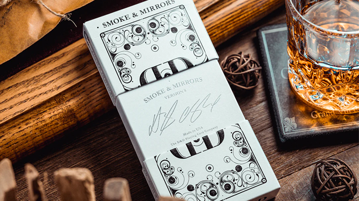 Smoke & Mirror (Smoke White) Deluxe Limited Edition Playing Cards by Dan & Dave