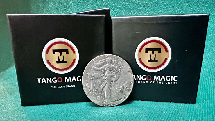 Walking Liberty Steel Coin by Tango Magic Trick(RP026)