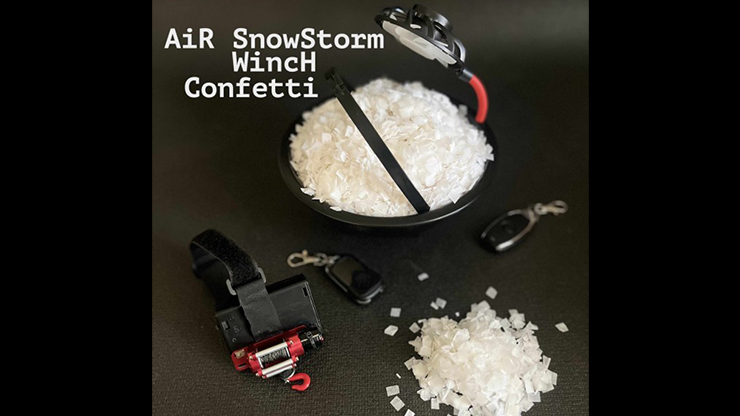 AiR SnowStorm with Winch and Confetti (Gimmick and Online Instructions) by Victor Voitko Trick