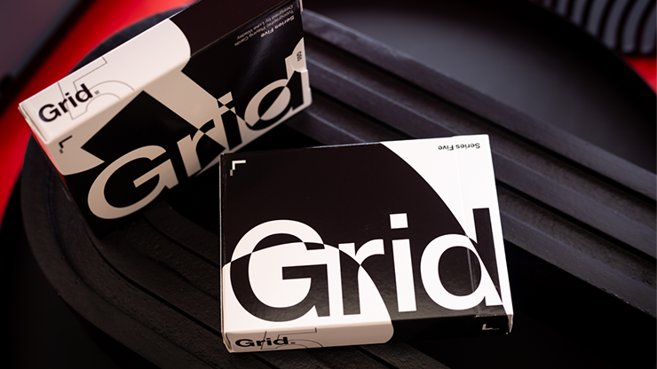 Grid Series Five Typographic Playing Cards