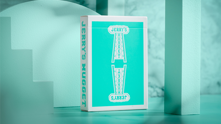 Jerrys Nugget Monotone (Tiffany Blue) Playing Cards