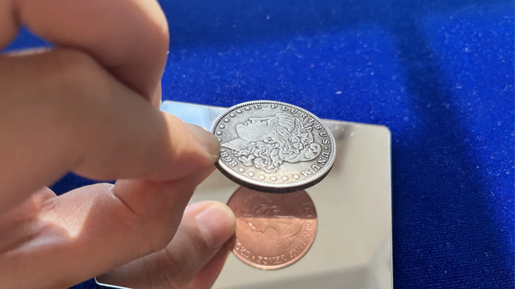 Copper Morgan Double Face Coin by N2G Trick