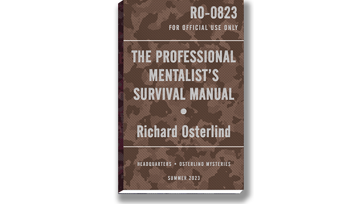 The Professional Mentalists Survival Manual by Richard Osterlind Book