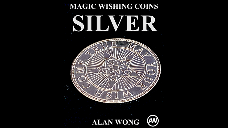 Magic Wishing Coins Silver (12 Coins) by Alan Wong Trick