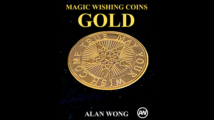 Magic Wishing Coins Gold (12 Coins) by Alan Wong Trick