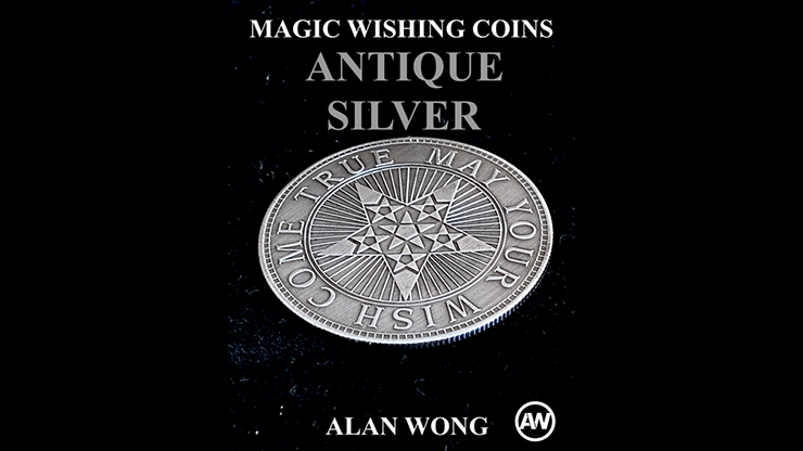 Magic Wishing Coins Antique Silver (12 Coins) by Alan Wong Trick