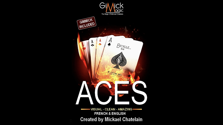ACES BLUE by Mickael Chatelain Trick