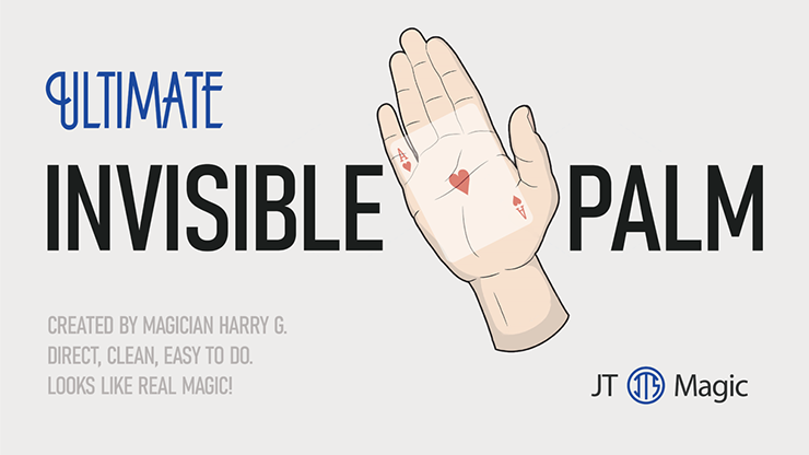 Ultimate Invisible Palm RED by JT Trick