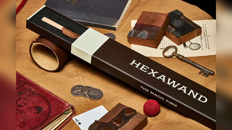 Hexawand Walnut (Brown) Wood by The Magic Firm Trick