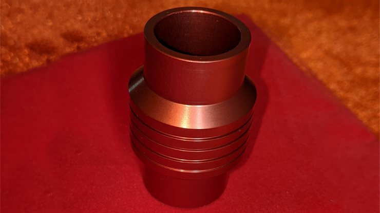 Penny Tube (Aluminum Red) by Chazpro Magic Trick