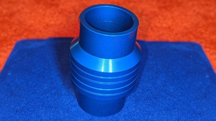 Penny Tube (Aluminum Blue) by Chazpro Magic Trick
