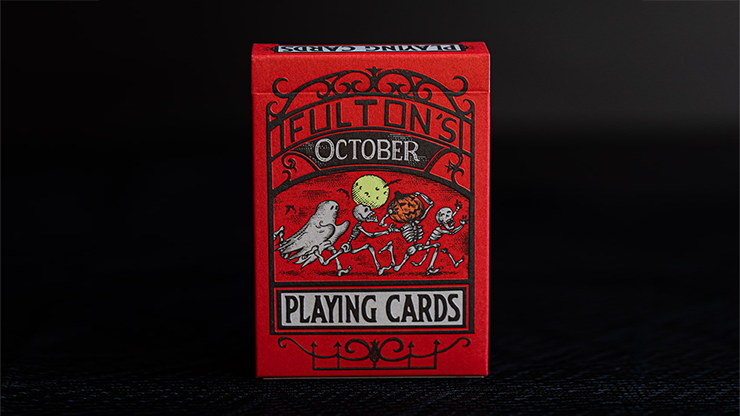 FULTON\S October Red Edition Playing Cards