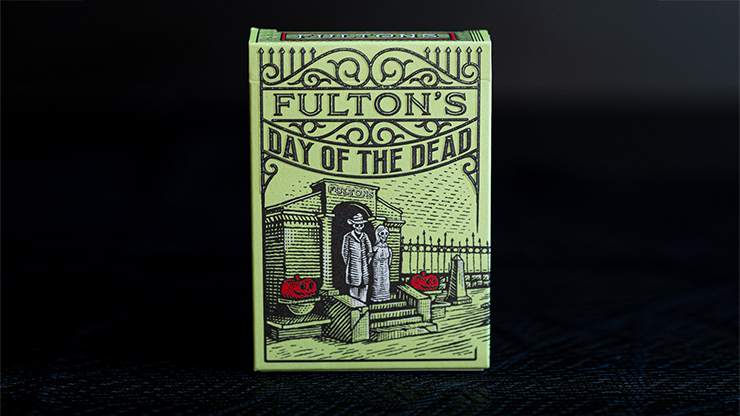 FULTON\\S Day Of The Dead Green Edition Playing Cards