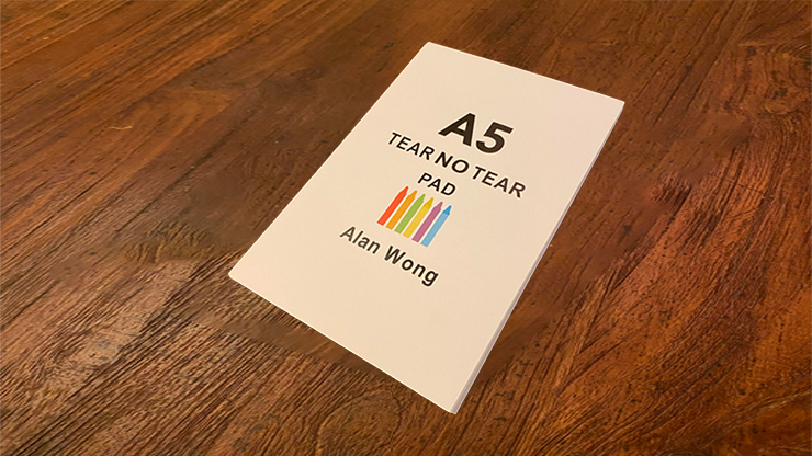 No Tear Pad (Medium, 6"x8", Tear/No Tear Alternating) by Alan Wong - Trick