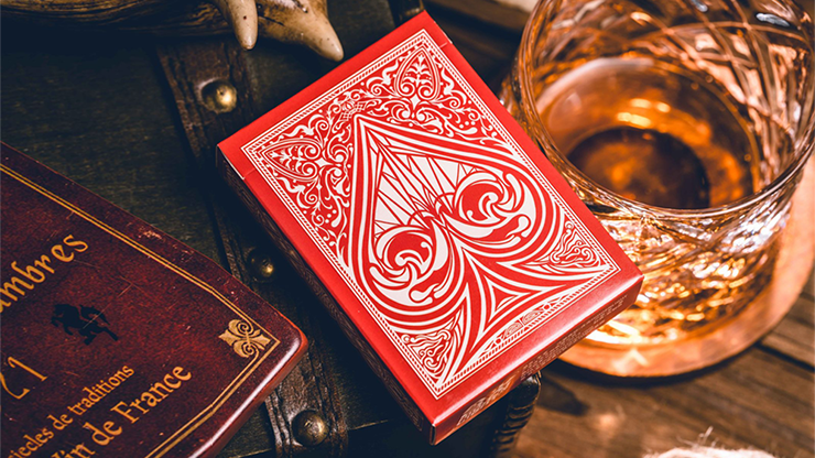 Sanctuary (Red) Playing Cards