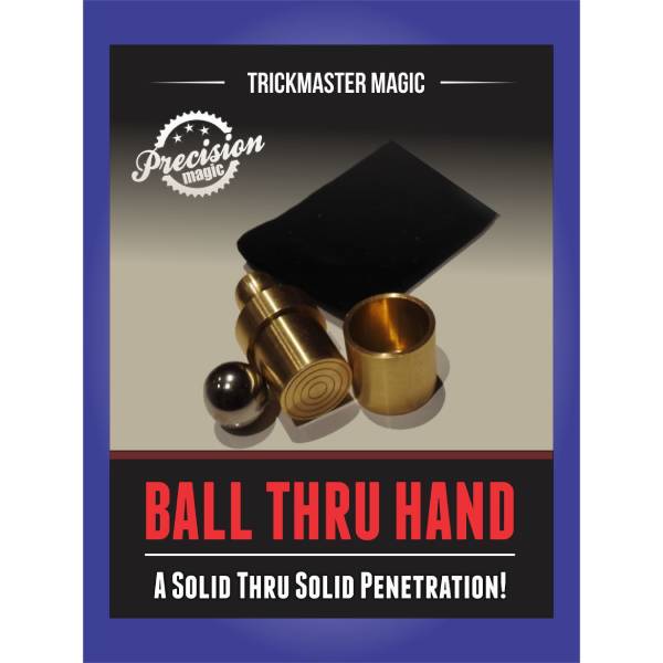 Ball Thru Hand Brass by Trickmaster
