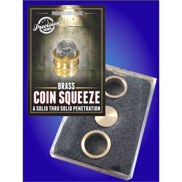 Coin Squeeze Brass by Trickmaster