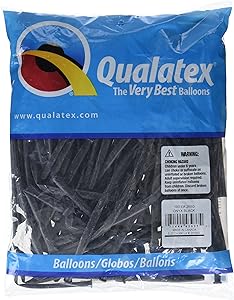 260Q ONYX BLACK Balloon Qualatex 100ct
