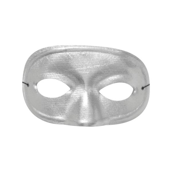 Domino Half Mask Silver