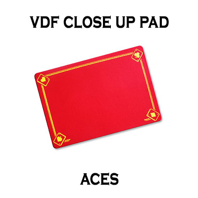 VDF Close Up Pad with Printed Aces (Red)
