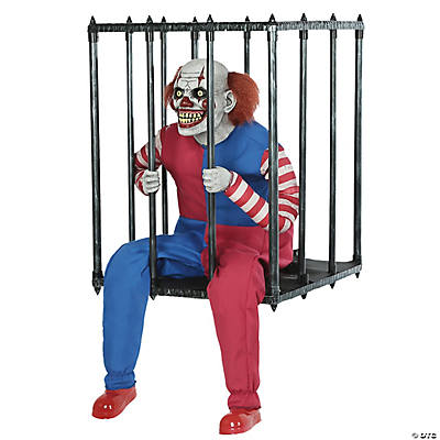 Animated Caged Clown Walk Around