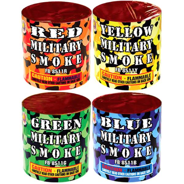 Giant Smoke Cannisters Pack of 4 (Blue R