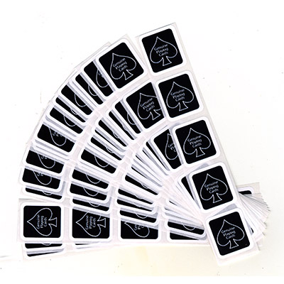 Deck Seal BLACK (100 SEALS) by US Playing Card Company