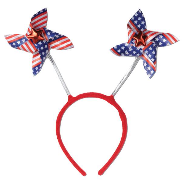 Patriotic Pinwheel Head Boppers by Beistle