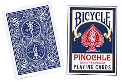 Cards Bicycle Pinochle Poker size (Blue)