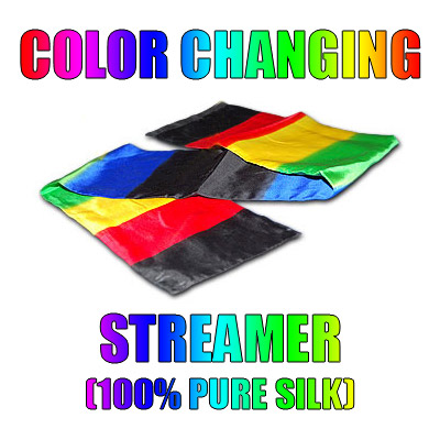Color Changing Streamer 100% Silk by Vin