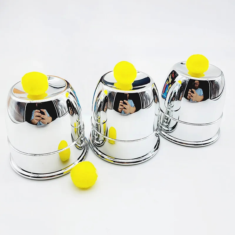 Chrome Cups and Balls Large
