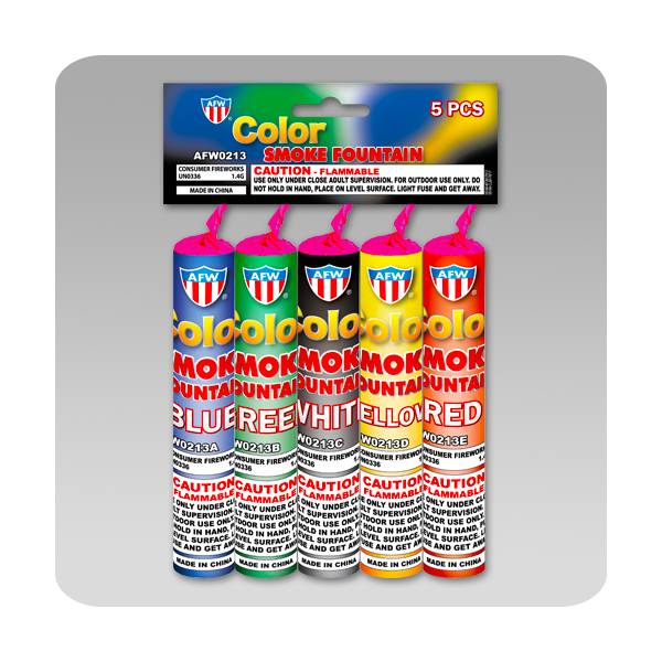 Giant Colored Smoke Sticks Pack of 5
