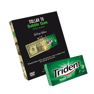 Dollar to Bubble Gum (Trident) by Twister Magic Trick