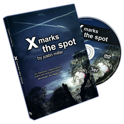 X Marks The Spot (With Cards) by Justin Miller DVD
